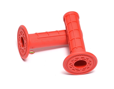 odi ruffian half waffle grips - RED