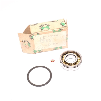 NOS OEM 6203 NR snap ring bearing