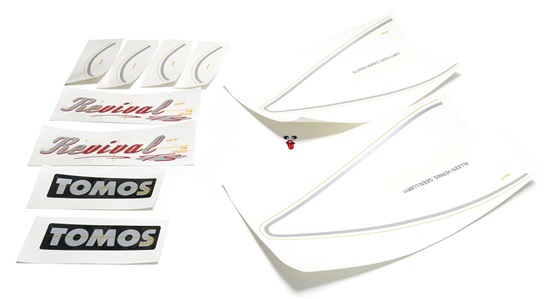 OEM tomos 2004-2012 A55 revival TS decal set