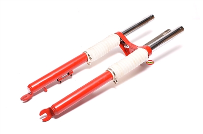 tomos OEM a35 fork assembly - v2 - RED
