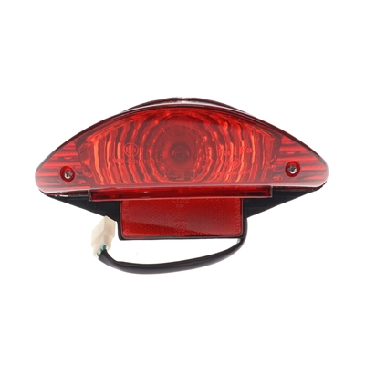 GY6 wide red tail light