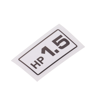 puch 1.5 HP sticker - black text