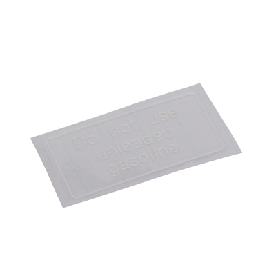 puch UNLEADED sticker - white text