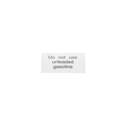 puch UNLEADED sticker - black text NO BORDER