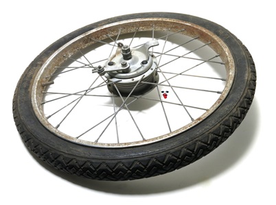 USED 17" RIGID vespa ciao FRONT spoke wheel