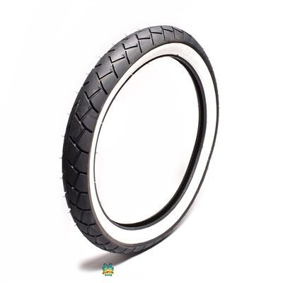 sava MC11 old school WHITE WALL moped tire - 2.25-17