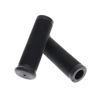 vintage style SOFT line grips - black