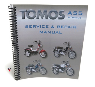 tomos OEM a55 models service & repair manual