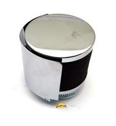 60mm foam air filter chrome