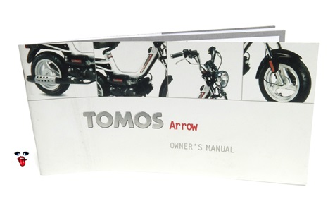 tomos OEM arrow owners manual