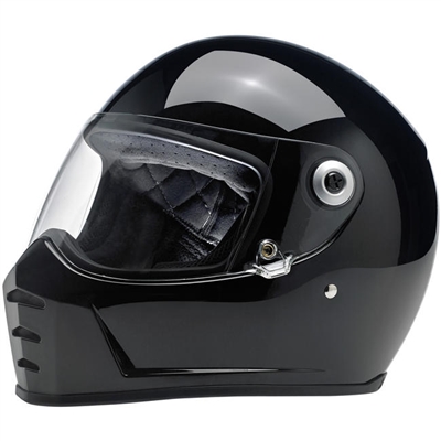 biltwell LANE SPLITTER helmet - GLOSS black