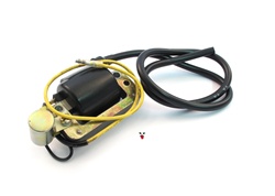 black 6v ignition coil + integrated external condenser