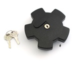 black star locking gas cap - 38mm ID