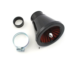 black turbine air filter