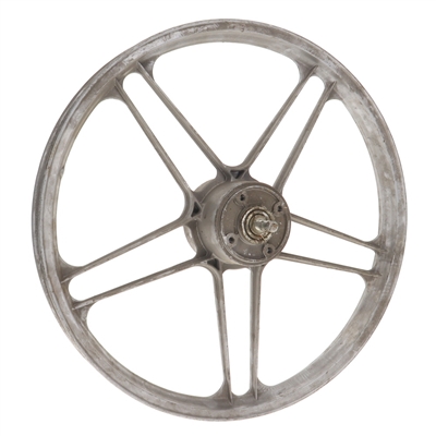 USED grimeca 17" grey 5 star 10 razze wheel - REAR