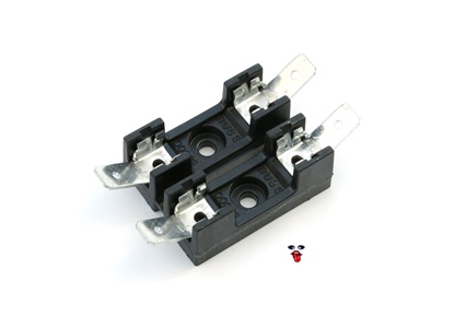 buss glass fuse holder - 2 position