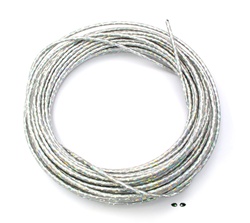 sparkly rainbow chrome cable housing