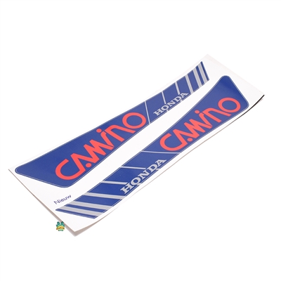 honda CAMINO tank sticker set - BLUE