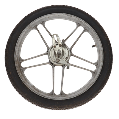 USED grimeca 16" grey 5 star 10 razze wheel - FRONT