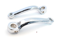 moped chrome pedal arms