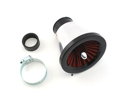 chrome n black turbine air filter