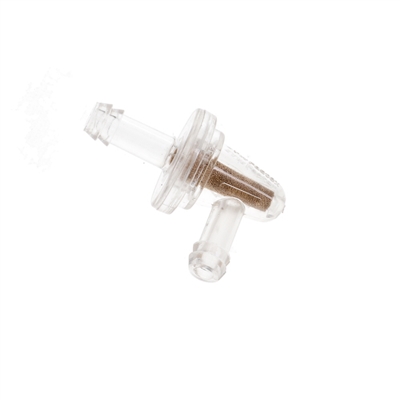 crystal pyramid fuel filter - 1/4" (6mm) - 90 degree