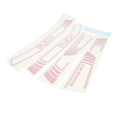 DELUXE puch magnum decal set - RED