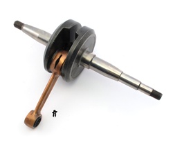 derbi parmakit flat reed crankshaft - original