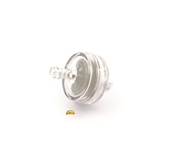 space saving disk fuel filter - 3/16" (5mm)