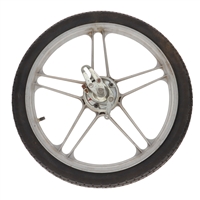 USED grimeca 17" grey 5 star 10 razze wheel - FRONT