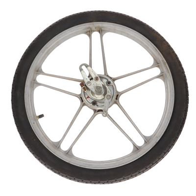 USED grimeca 17" grey 5 star 10 razze wheel - FRONT