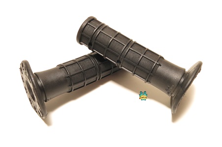 domino full waffle grips - black