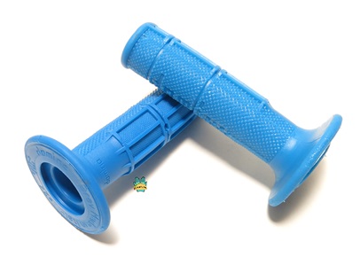 domino half waffle grips - blue