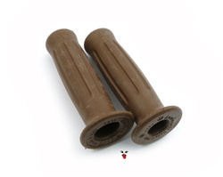 domino grips - couple knobs - brown