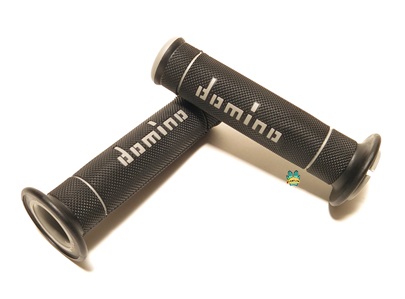 domino trial grips - A240 micro-diamond - black and grey