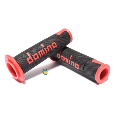 domino grips - A450 micro-diamond - red and black