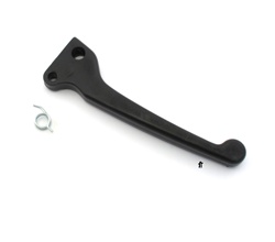 domino black plastic brake lever - metal spring - RIGHT