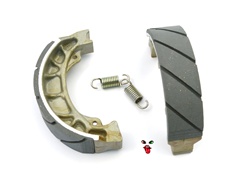 EBC quality brake shoes for honda MB5 - 110mm x 25mm - grooved - type II