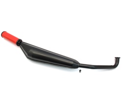 minarelli EV racing TURBO pipe - black - red baffle - 25mm