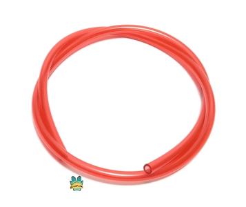 HELIX racing transparent jellyfish RED polyurethane fuel line 3/16" (5mm) - 3ft piece