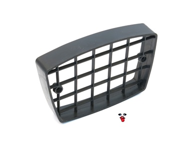 BLACK plastic SQUARE headlight grill for garelli