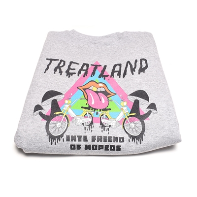 treatland's GOLD TOOTH grey pullover