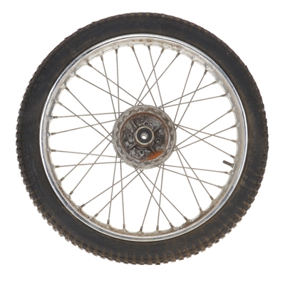 USED derbi variant TT 17" spoke wheel - FRONT