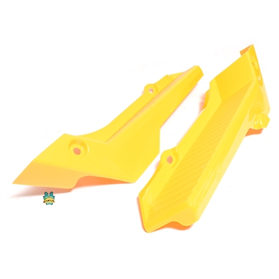 honda PERFECTO series hobbit floorboard SET - YELLOW