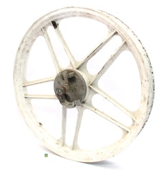 USED GRIMECA front 17" 5 star mag wheel - white