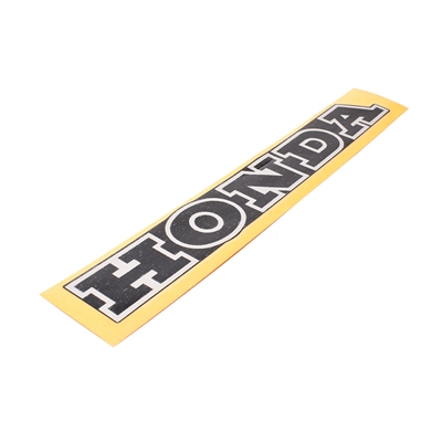 OEM honda tank decal - black / silver