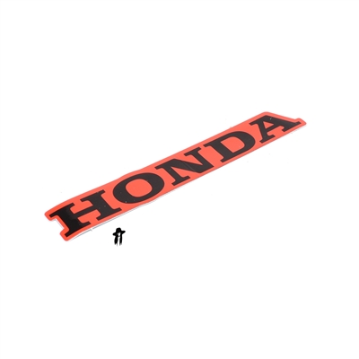 OEM honda tank decal - black / silver