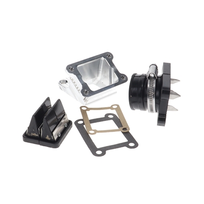 derbi ITALKIT silver competition 4 petal reed block - PWK