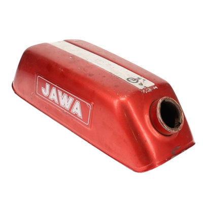 jawa 210 gas tank - red #6 - rusty