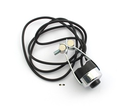 black and chrome  kill button